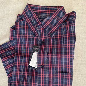 New Men's Roundtree & Yorke Casual Short Sleeve Shirt Sz S